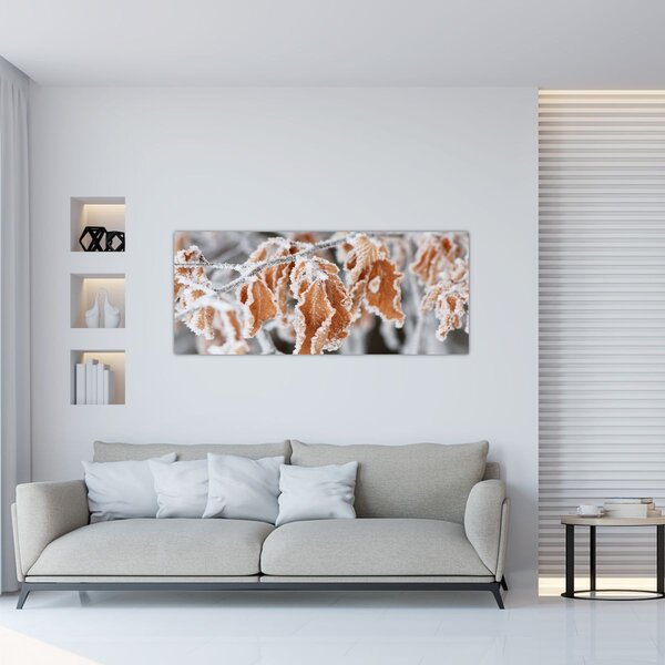 Slika - Smrznuto lišće (120x50 cm)