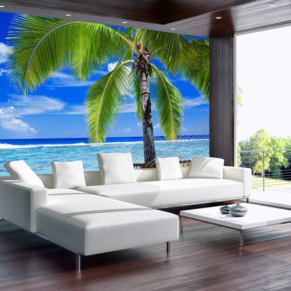 Foto tapeta - Morska plaža pješčani krajolik (152,5x104 cm)