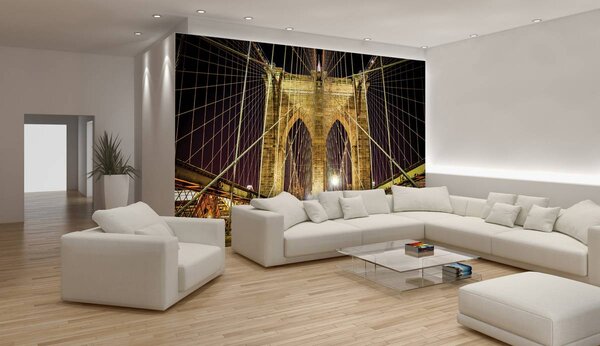 Foto tapeta - Brooklynski most u New Yorku (152,5x104 cm)