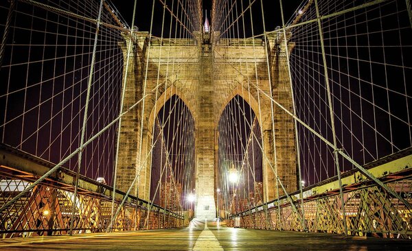 Foto tapeta - Brooklynski most u New Yorku (152,5x104 cm)