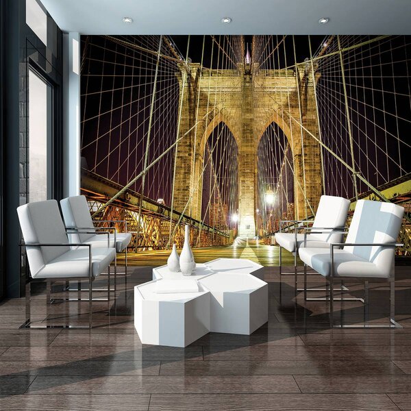 Foto tapeta - Brooklynski most u New Yorku (152,5x104 cm)
