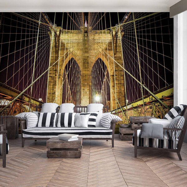 Foto tapeta - Brooklynski most u New Yorku (152,5x104 cm)