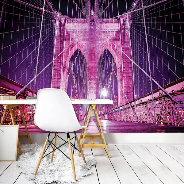 Foto tapeta - Brooklynski most u New Yorku (152,5x104 cm)