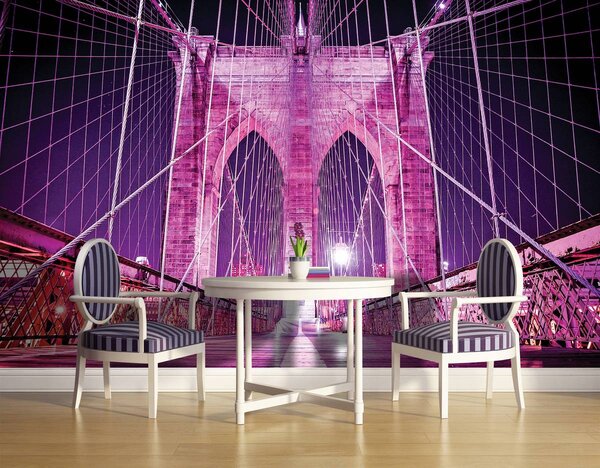 Foto tapeta - Brooklynski most u New Yorku (152,5x104 cm)