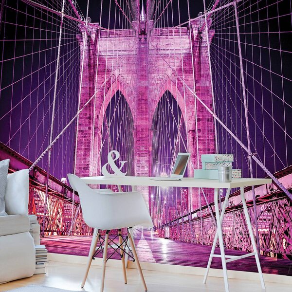 Foto tapeta - Brooklynski most u New Yorku (152,5x104 cm)