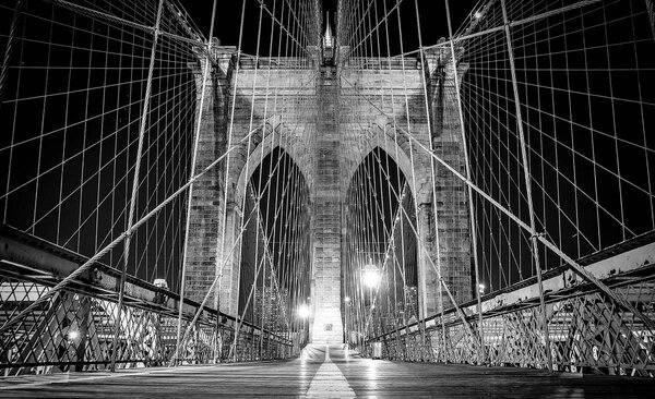 Foto tapeta - Brooklynski most u New Yorku (152,5x104 cm)