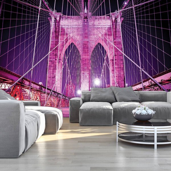 Foto tapeta - Brooklynski most u New Yorku (152,5x104 cm)