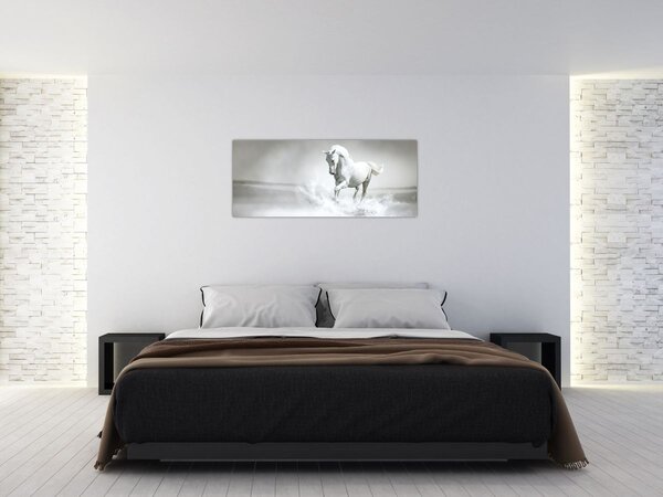 Slika - Bijeli konj (120x50 cm)