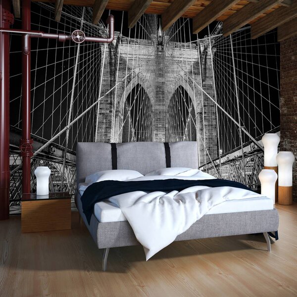 Foto tapeta - Brooklynski most u New Yorku (152,5x104 cm)