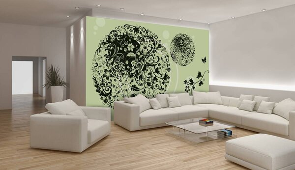 Foto tapeta - Cvjetna umjetnost - apstrakcija (152,5x104 cm)