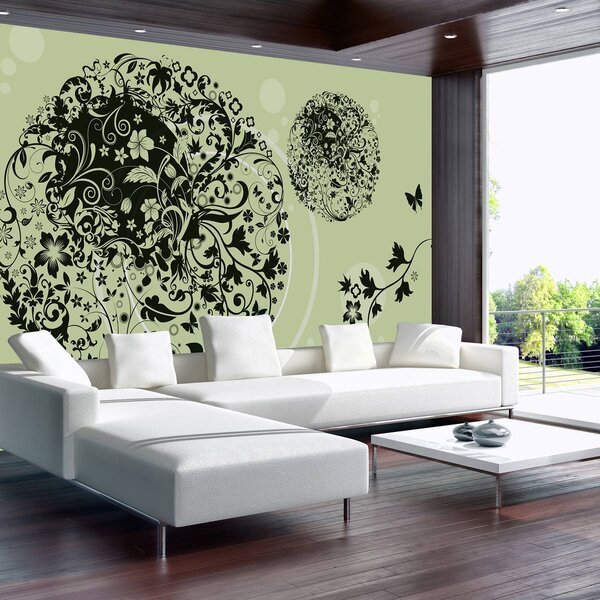 Foto tapeta - Cvjetna umjetnost - apstrakcija (152,5x104 cm)