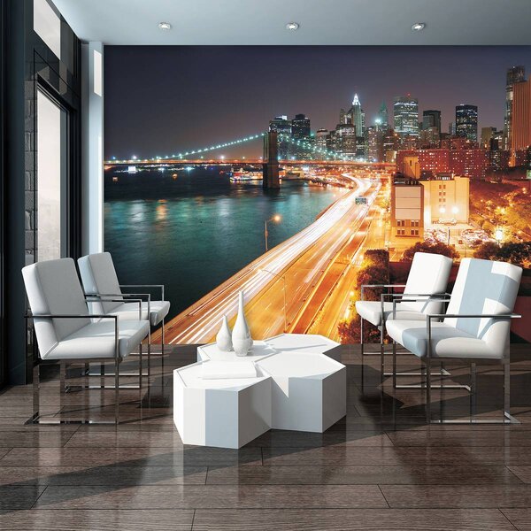 Foto tapeta - Brooklynski most u New Yorku (152,5x104 cm)