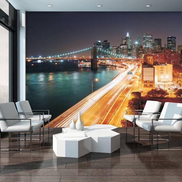 Foto tapeta - Brooklynski most u New Yorku (152,5x104 cm)