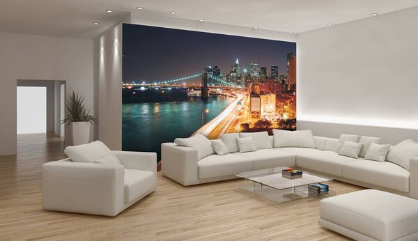 Foto tapeta - Brooklynski most u New Yorku (152,5x104 cm)
