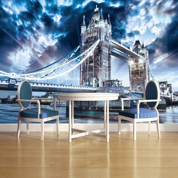 Foto tapeta - London Tower Bridge City Urban (152,5x104 cm)