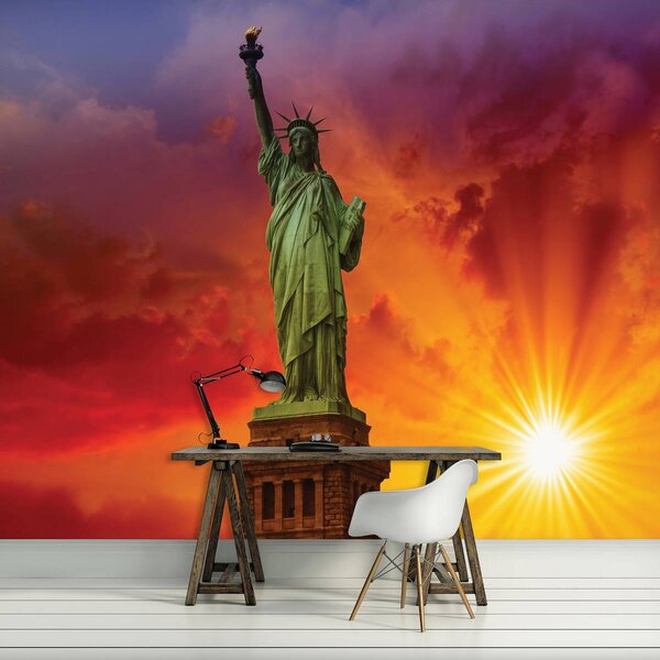Foto tapeta - Kip slobode u New Yorku (152,5x104 cm)