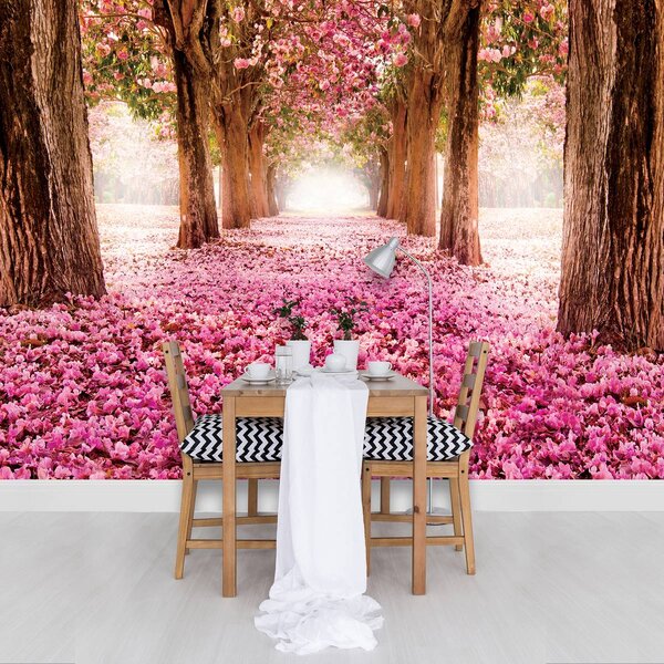 Foto tapeta - Cvjetna aleja (152,5x104 cm)