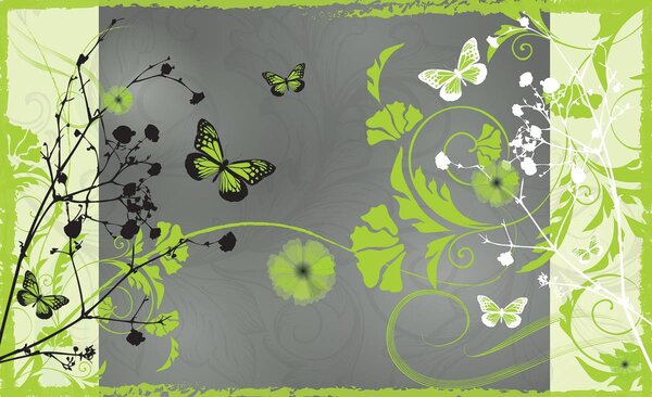 Foto tapeta - Cvjetna umjetnost - apstrakcija (152,5x104 cm)