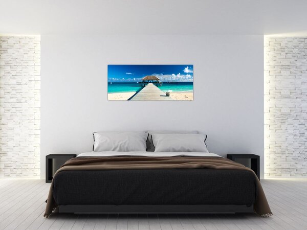 Slika - Pristanište (120x50 cm)