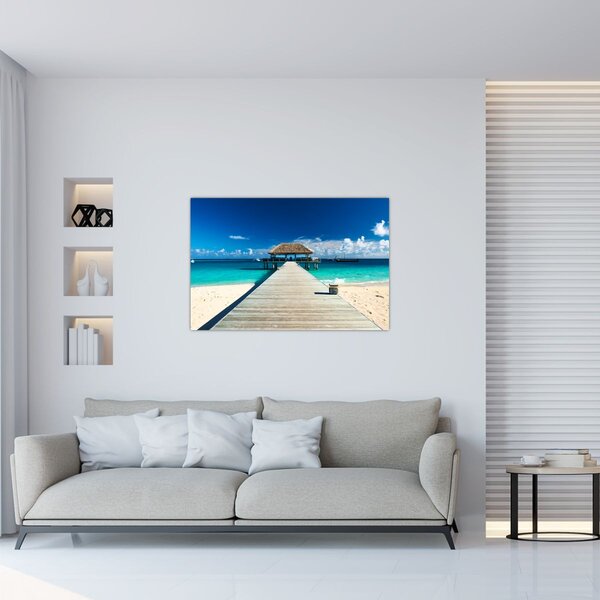 Slika - Pristanište (90x60 cm)