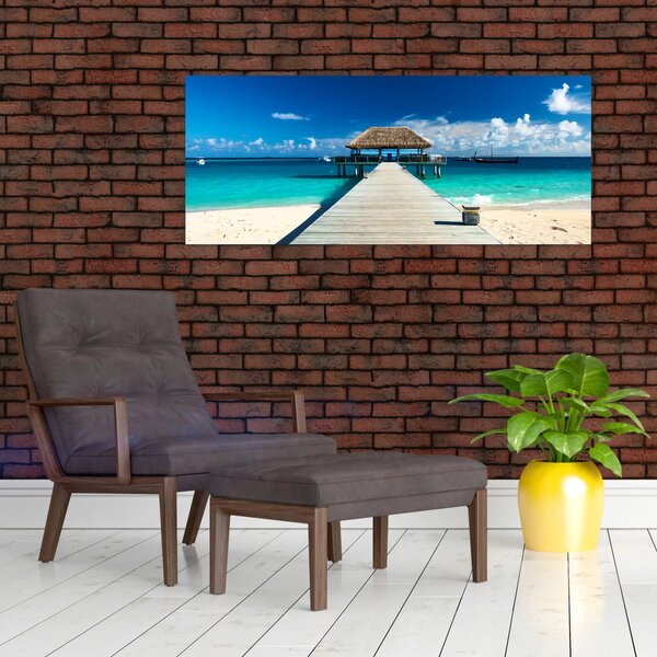 Slika - Pristanište (120x50 cm)