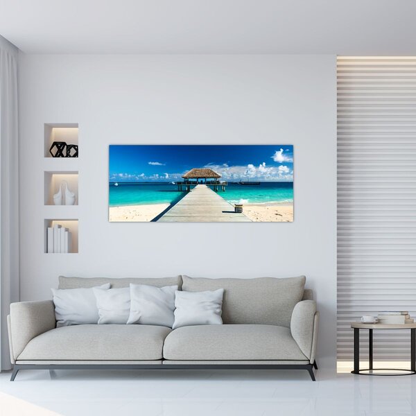 Slika - Pristanište (120x50 cm)