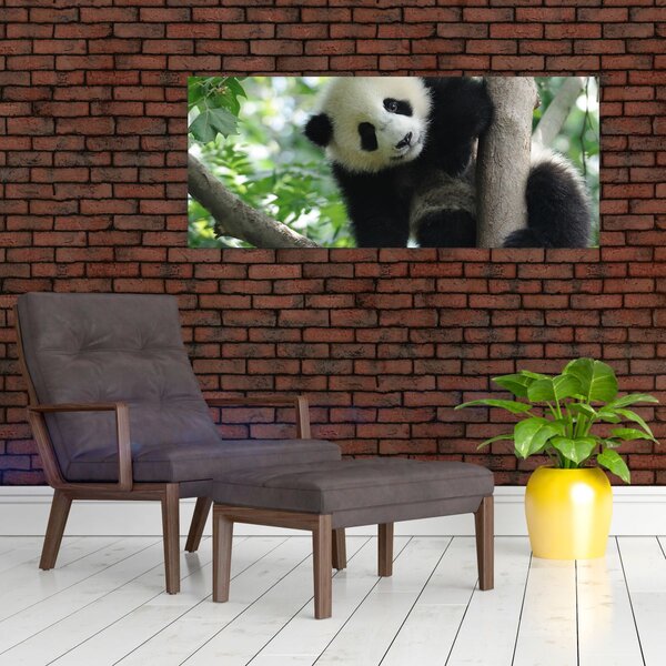 Slika - Panda na drvetu (120x50 cm)