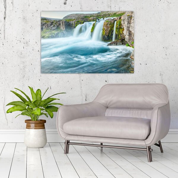 Slika - Stijene sa slapovima (90x60 cm)
