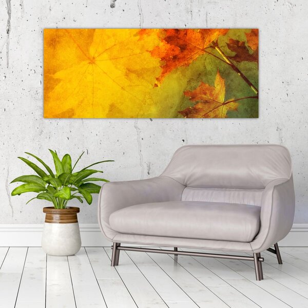 Slika - Jesenje lišće (120x50 cm)