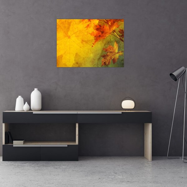 Slika - Jesenje lišće (70x50 cm)