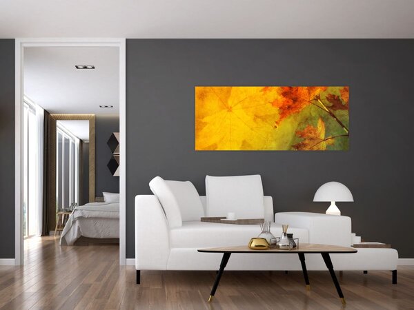 Slika - Jesenje lišće (120x50 cm)