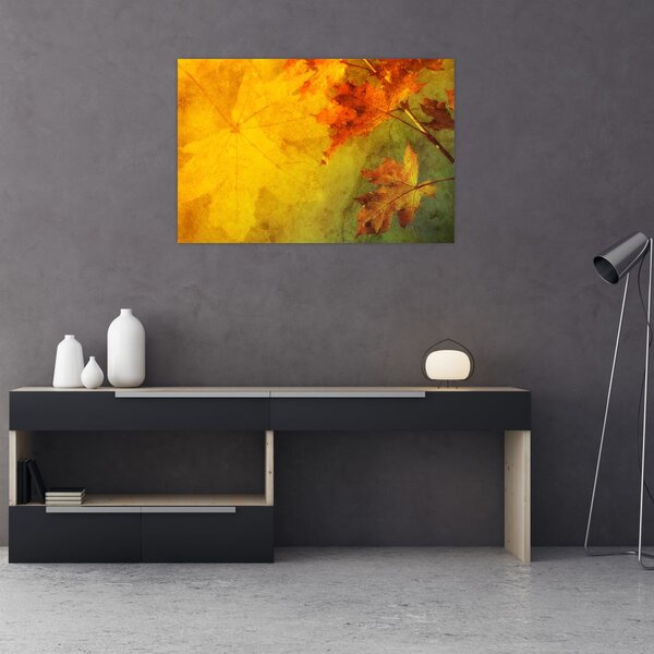 Slika - Jesenje lišće (90x60 cm)