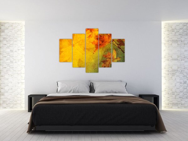 Slika - Jesenje lišće (150x105 cm)