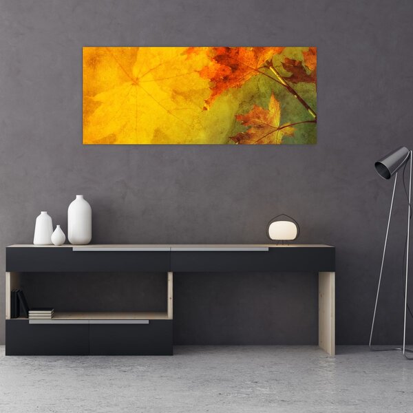Slika - Jesenje lišće (120x50 cm)
