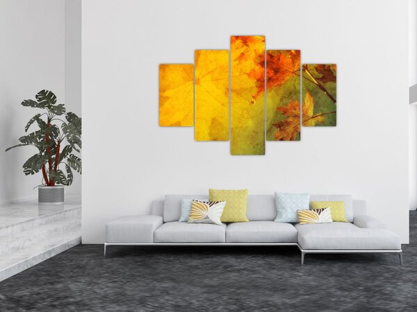 Slika - Jesenje lišće (150x105 cm)