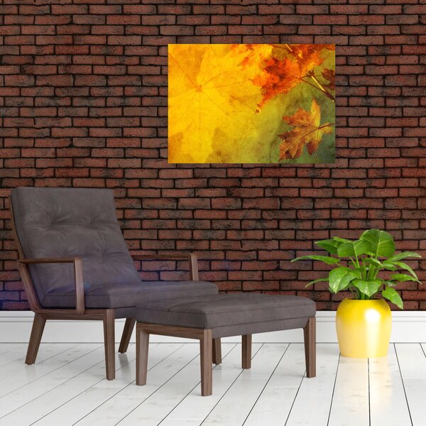 Slika - Jesenje lišće (70x50 cm)