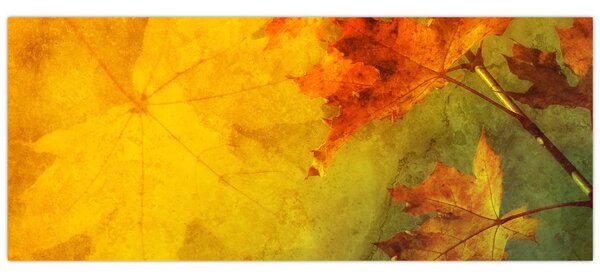 Slika - Jesenje lišće (120x50 cm)