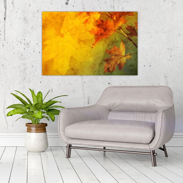 Slika - Jesenje lišće (90x60 cm)