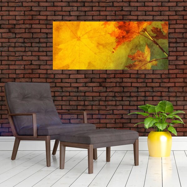 Slika - Jesenje lišće (120x50 cm)