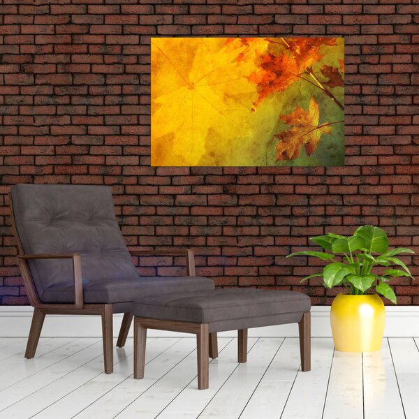 Slika - Jesenje lišće (90x60 cm)