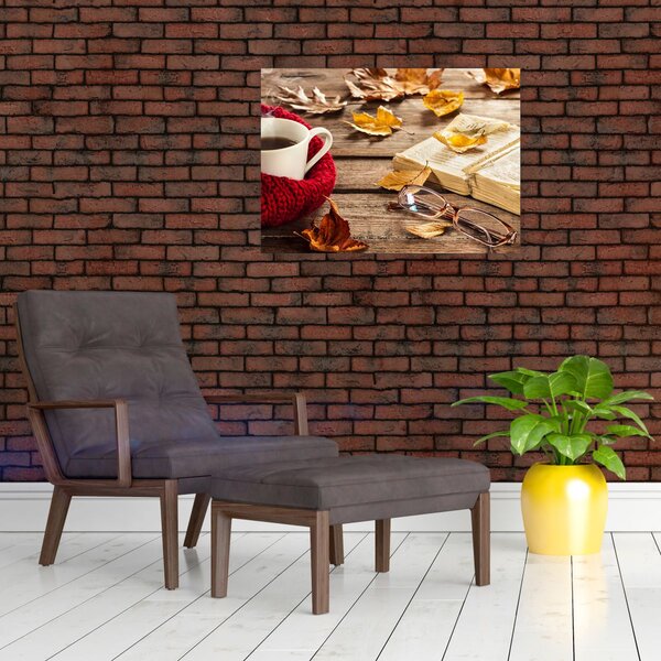 Slika - Jesenska šalica čaja (70x50 cm)