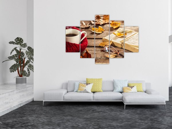 Slika - Jesenska šalica čaja (150x105 cm)