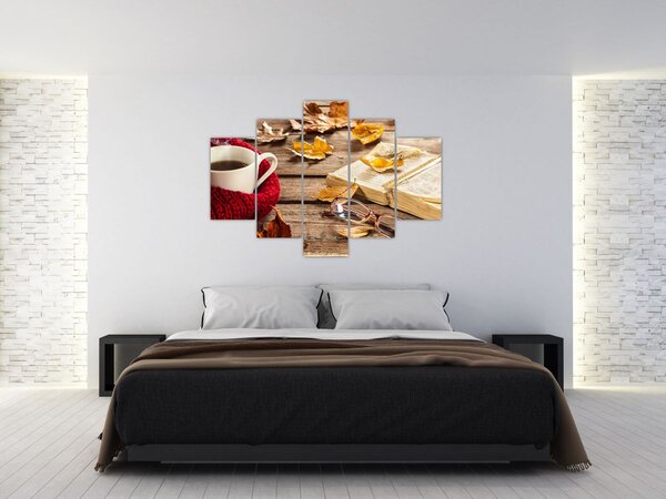 Slika - Jesenska šalica čaja (150x105 cm)