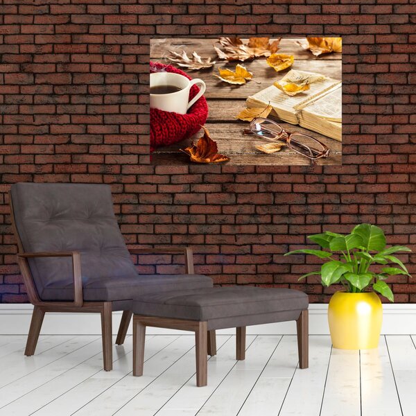 Slika - Jesenska šalica čaja (90x60 cm)