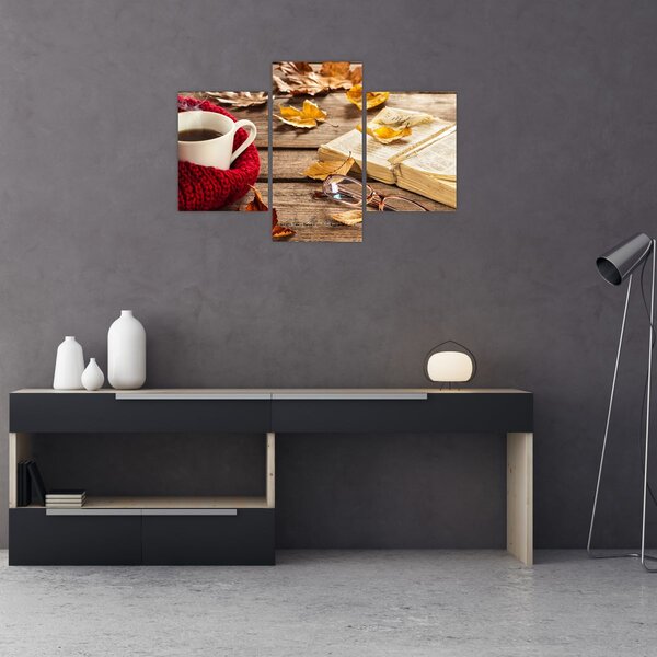 Slika - Jesenska šalica čaja (90x60 cm)