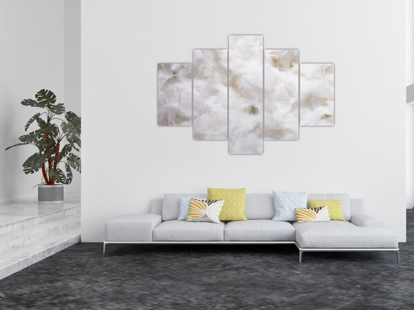 Slika - Bijelo perje (150x105 cm)