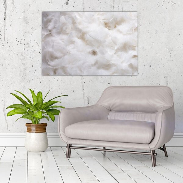 Slika - Bijelo perje (90x60 cm)