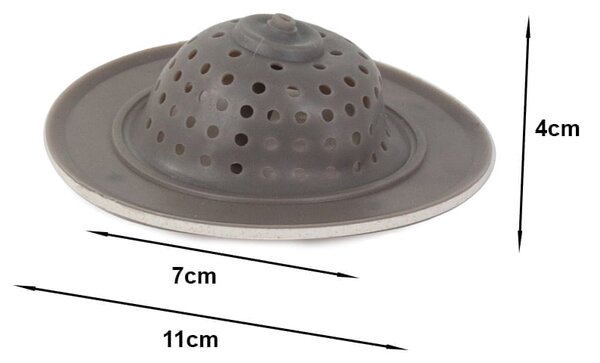 Univerzalni silikonski filter za kuhinjski sudoper 11 cm