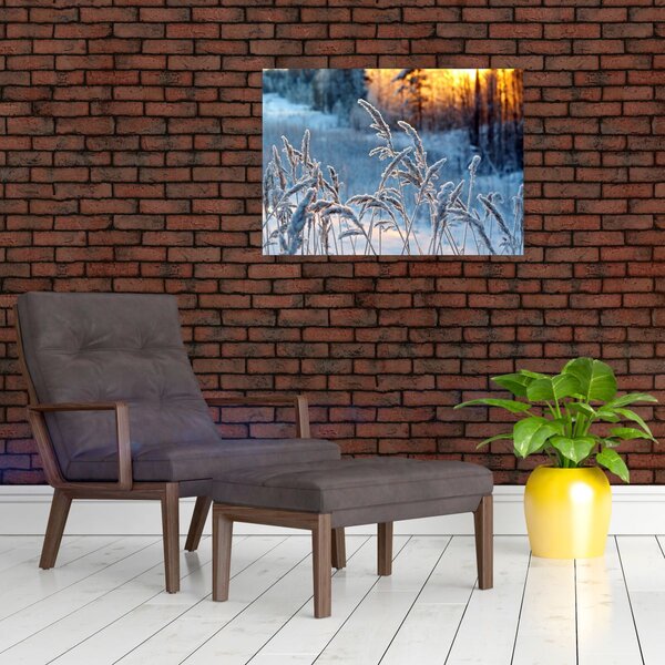 Slika - Zimska livada (70x50 cm)