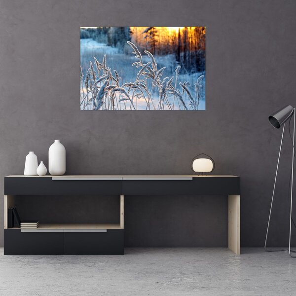 Slika - Zimska livada (90x60 cm)